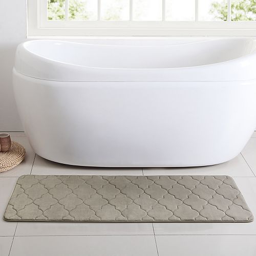 VCNY Memory Foam Bath Mat Runner