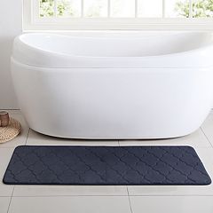 2 PC Memory Foam Bath Mat Set by Lavish Home Taupe