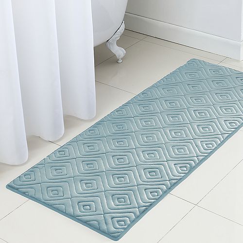 VCNY Memory Foam Bath Mat Runner