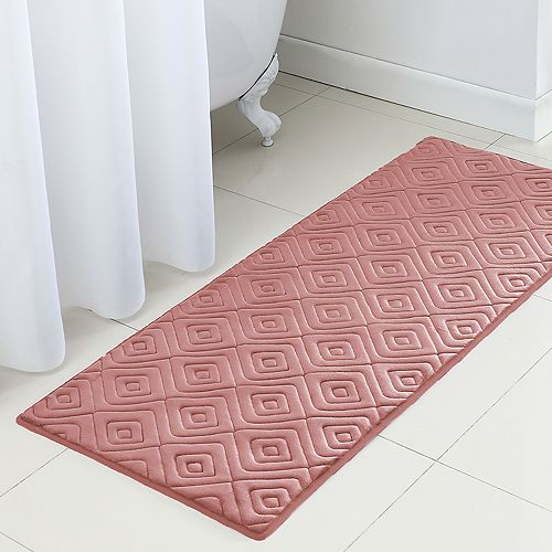 VCNY Memory Foam Bath Mat Runner