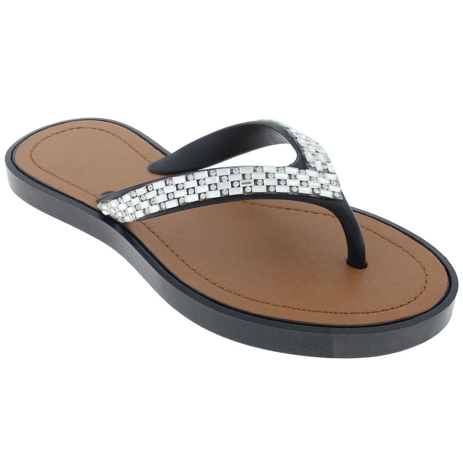 capelli flip flops black