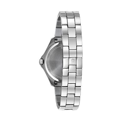 Bulova Women's Crystal Accent Stainless Steel Watch - 96L236