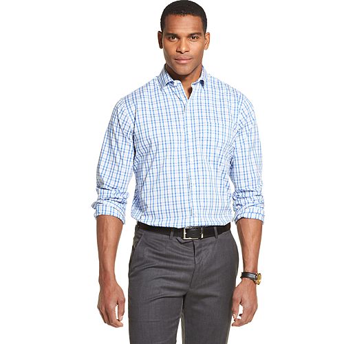 Men's Van Heusen Traveler Classic Fit Stretch Plaid Stretch