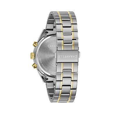 Caravelle by Bulova Men's Two Tone Stainless Steel Chronograph Watch - 45B152