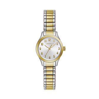 Caravelle by Bulova Women's Two Tone Stainless Steel Expansion Watch - 45L177