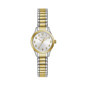 Caravelle by Bulova Women's Two Tone Stainless Steel Expansion Watch - 45L177