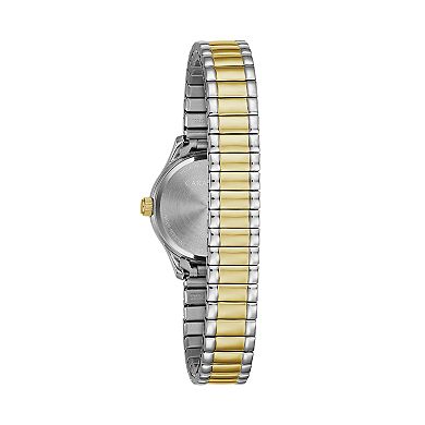 Caravelle by Bulova Women's Two Tone Stainless Steel Expansion Watch - 45L177