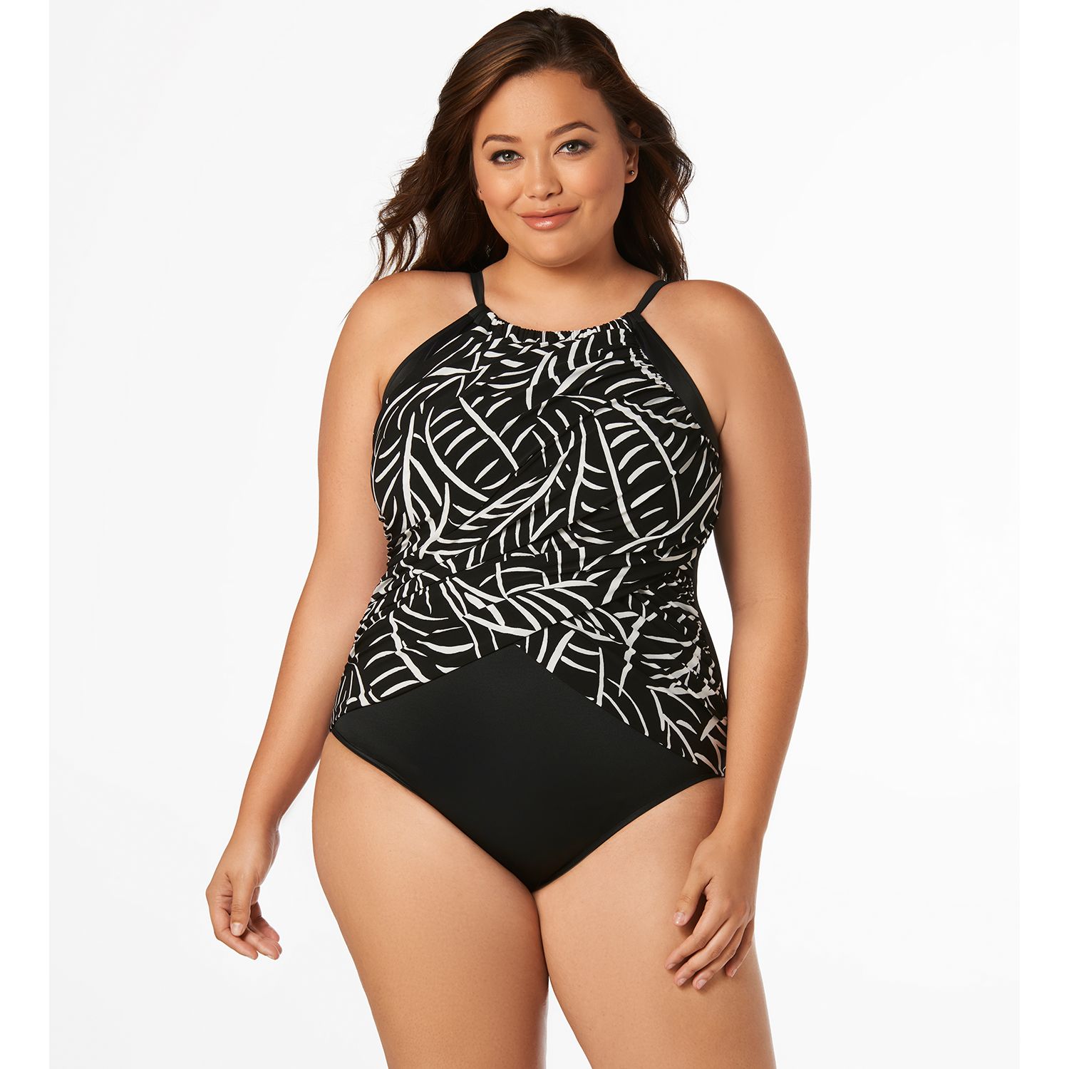 croft and barrow one piece swimsuits