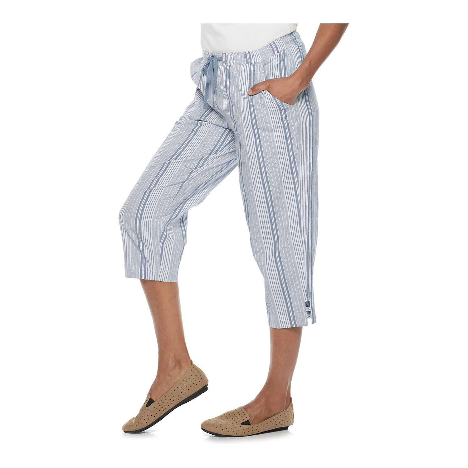 kohls womens petite capri pants