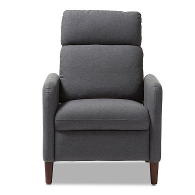 Baxton Studio Mid-Century Grey Lounge Chair