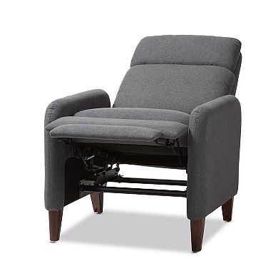 Baxton Studio Mid-Century Grey Lounge Chair