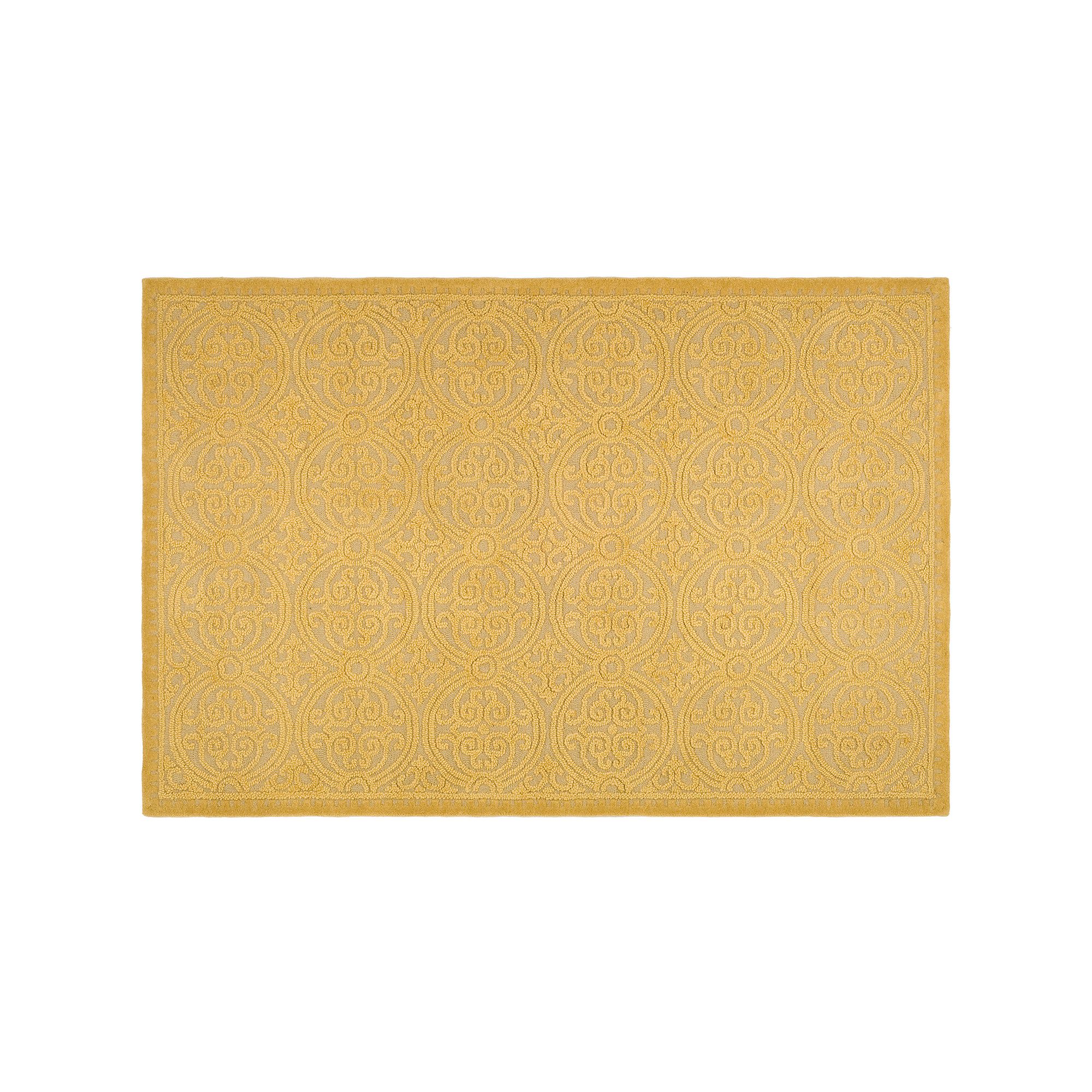 Safavieh Cambridge Ornate Geometric Wool Rug, Gold