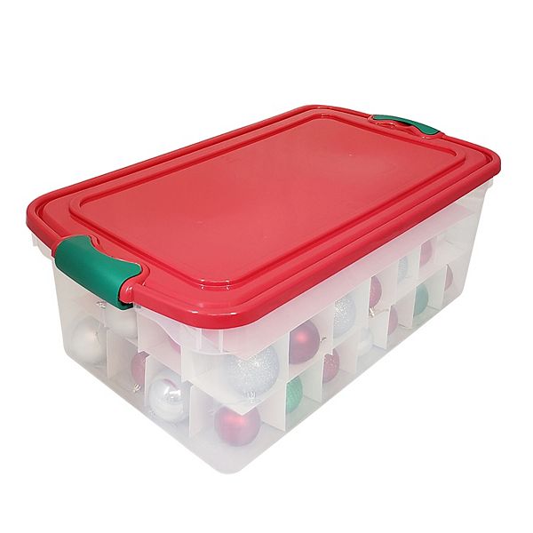 6.25X2.25X4.25 Christmas Food Storage Container Assorted