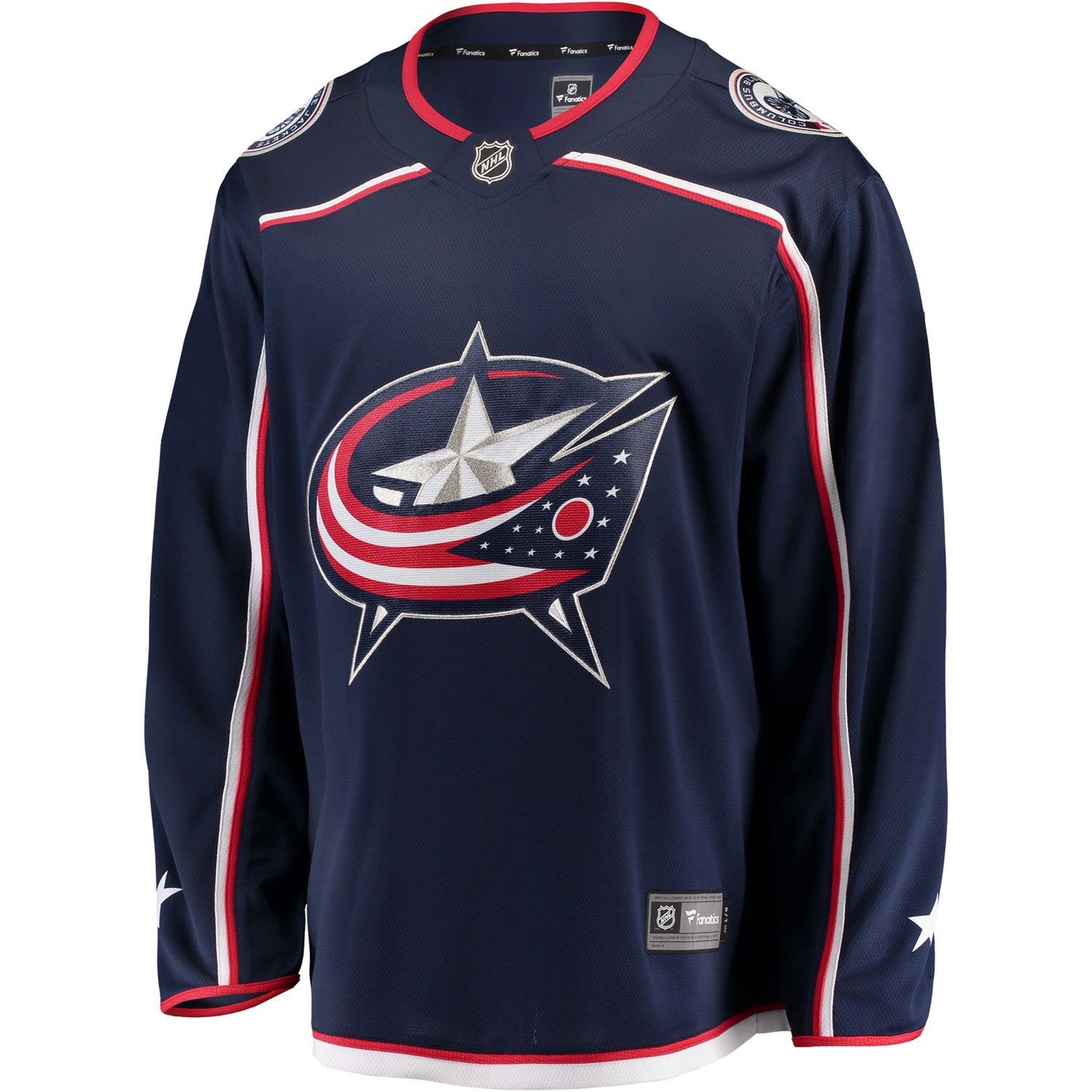authentic blue jackets jersey
