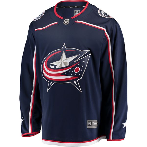 Columbus Blue Jackets Customized Number Kit For 2017-2022 Away