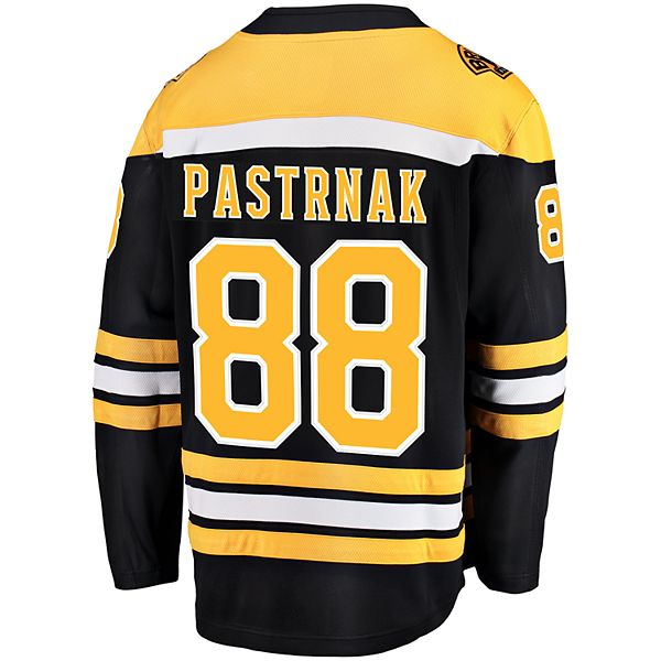 Fanatics Brand / NHL Men's Boston Bruins David Pastrnak #88 Gold Player  T-Shirt