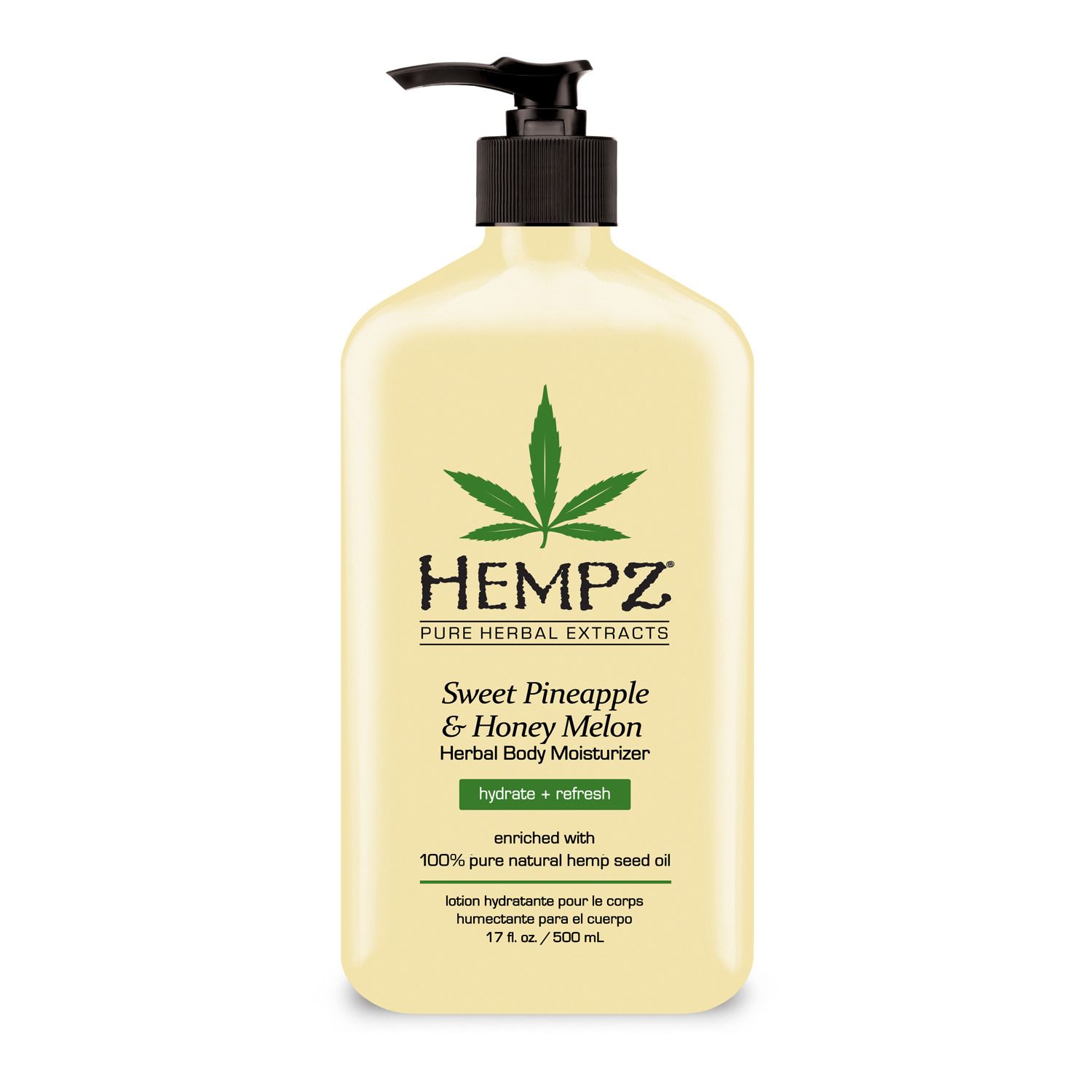 pineapple hemp lotion