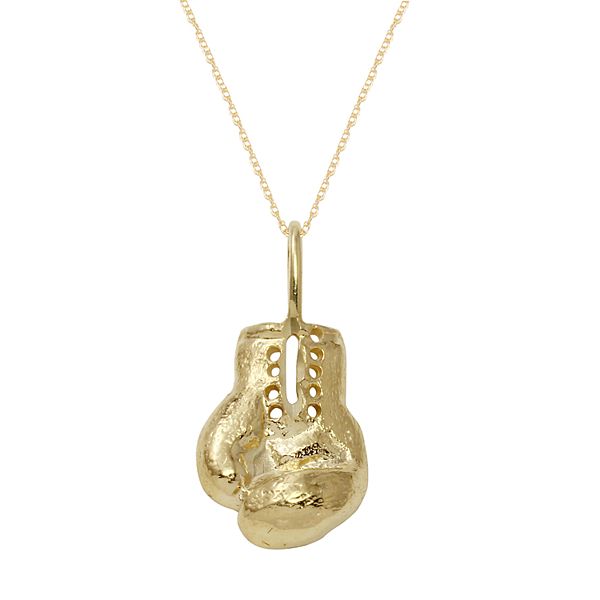 Boxing glove deals pendant and chain