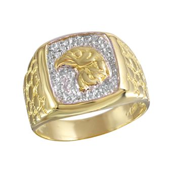 Mens Unbranded 10k gold eagle band