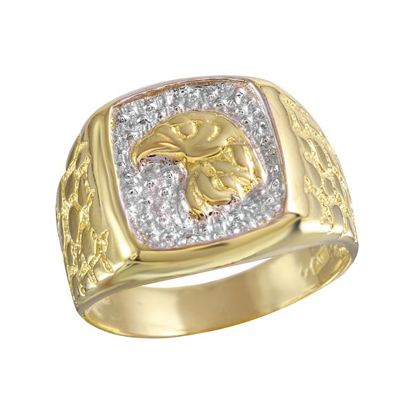 Gold eagle sale rings