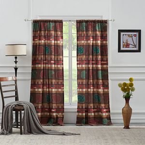 United Curtain Co 1 Panel Plaid Window Curtain