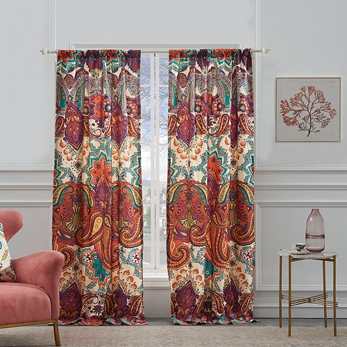 Greenland Home 2 Pack Nirvana Spice Window Curtains