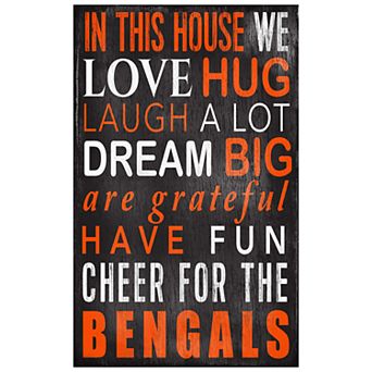 Cincinnati Bengals In This House Wall Art