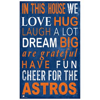Houston Astros In This House Wall Art