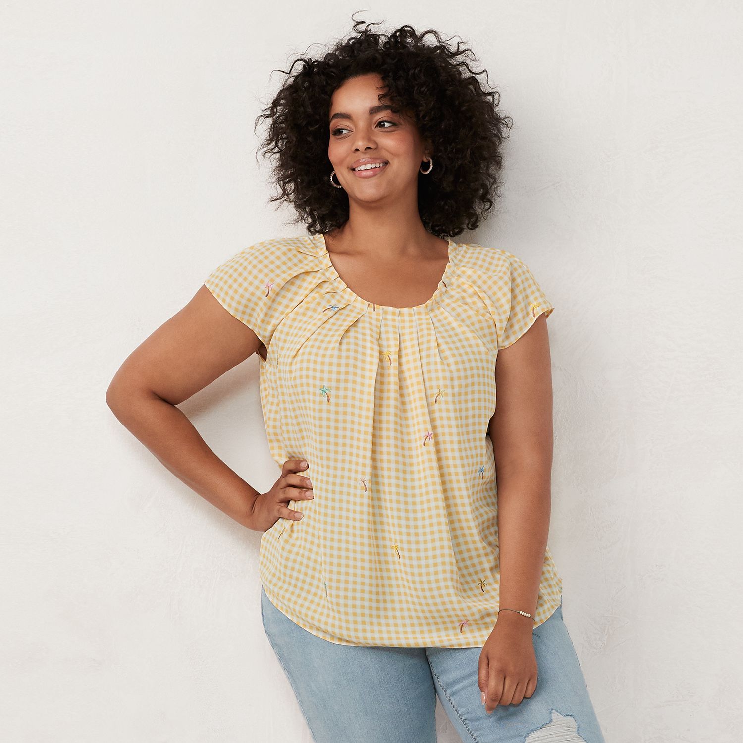 kohls plus size dressy tops