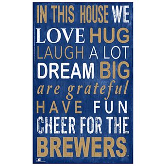 Milwaukee Brewers In This House Wall Art