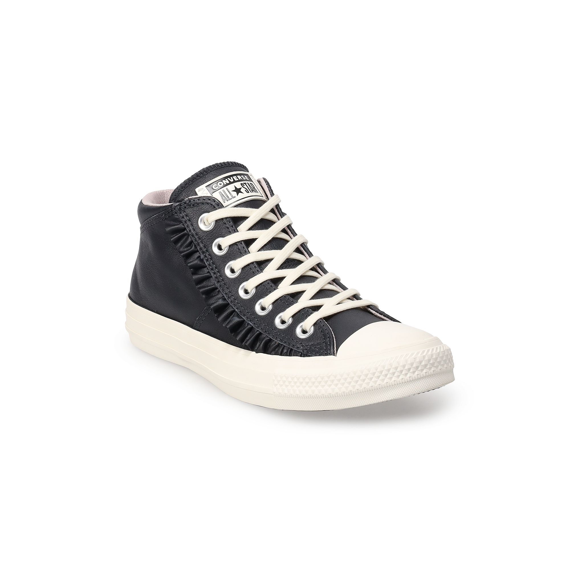 Womens Converse Chuck Taylor All Star Madison Mid Sneakers, Size: 5, Black