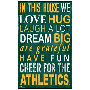 Oakland Athletics In This House Wall Art