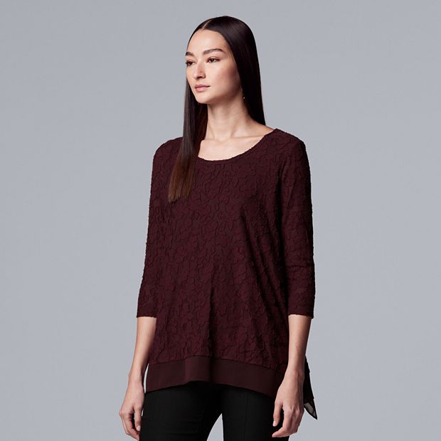 Kohls vera cheap wang petite tops