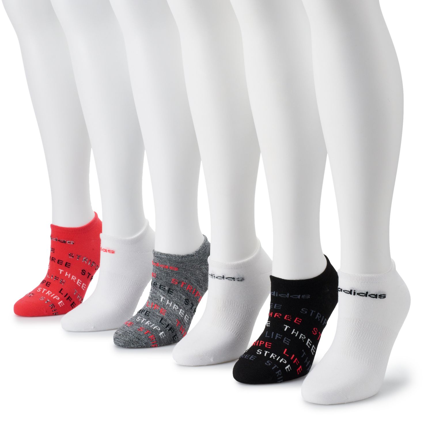 adidas Superlite 6-Pack No-Show Socks