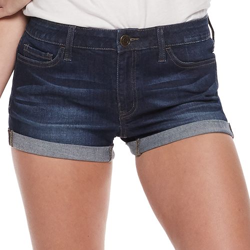 rolled sweat shorts