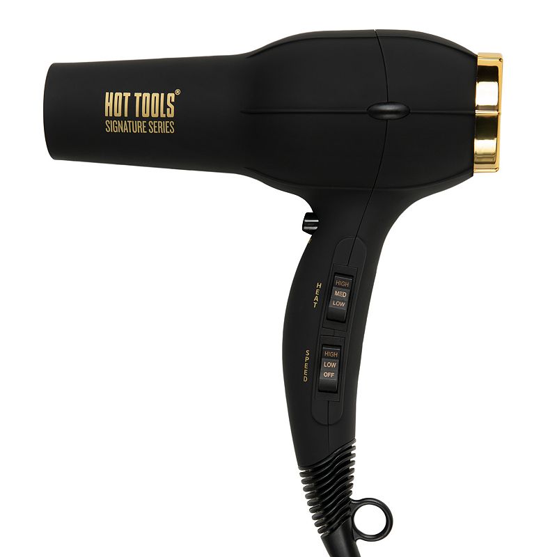 Hot Tools Signature Series Salon Turbo Ionic Hair Dryer, Black