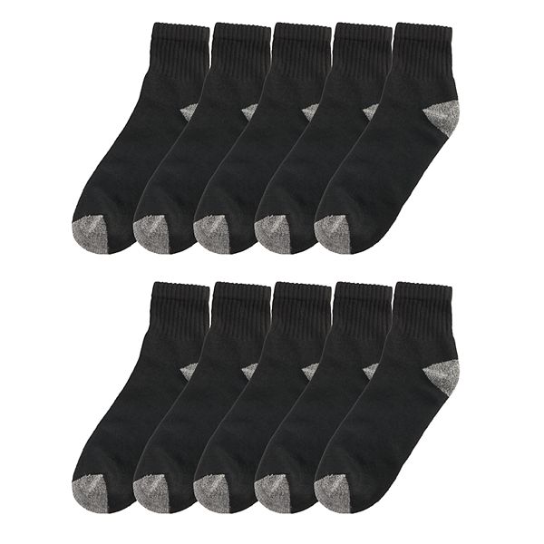 Men's Tek Gear® 10-pack Quarter Socks