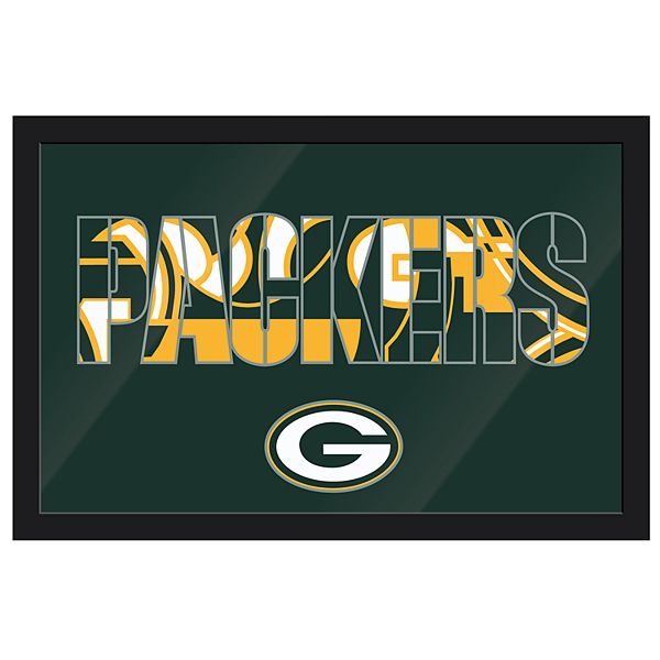 Green Bay Packers Signed Wall Art, Collectible Packers Wall Art