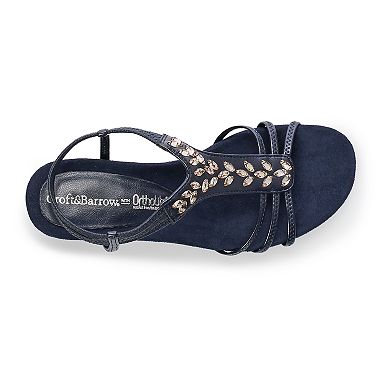 Croft & Barrow® Studio Women's Ortholite Wedge Sandals