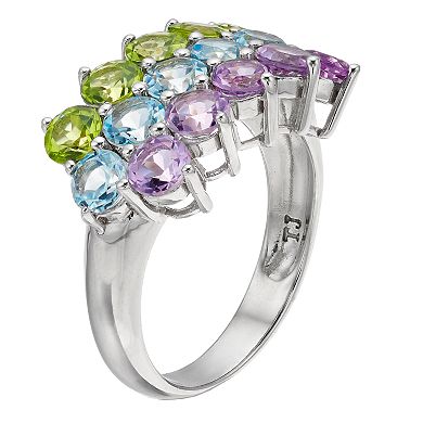 SIRI USA by TJM Sterling Silver Gemstone Ring
