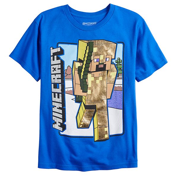 Boys 8 20 Minecraft Steve Tee - minecraft steve t shirt roblox