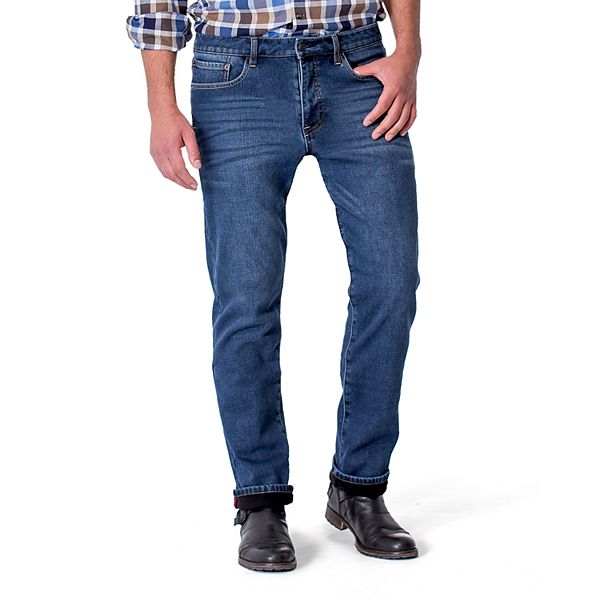 Flannel lined jeans kohls deals
