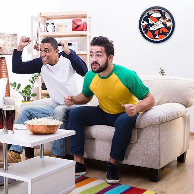 Denver Broncos Modern Wall Clock