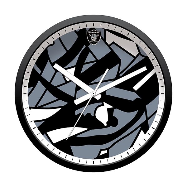 Oakland Raiders Modern Wall Clock