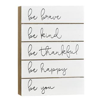 Belle Maison "Be" Box Sign Art