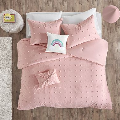 Intelligent Design Ensley Pom Pom Comforter Set
