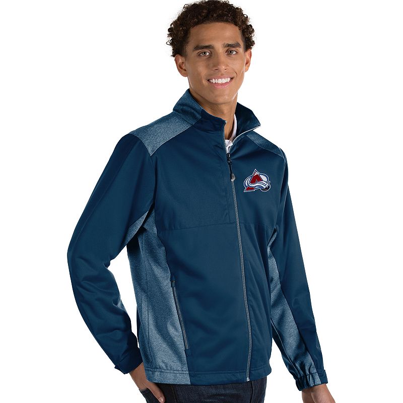 Antigua Mens Revolve Colorado Avalanche Full Zip Jacket, Size: Small, Blue
