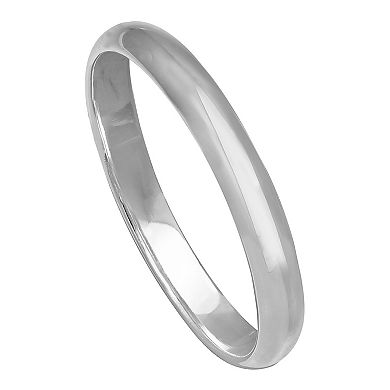 PRIMROSE Silver Polished Band - 3 mm