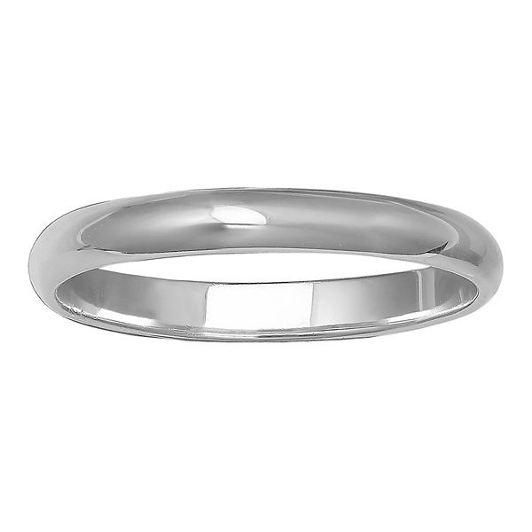 PRIMROSE Silver Polished Band - 3 mm