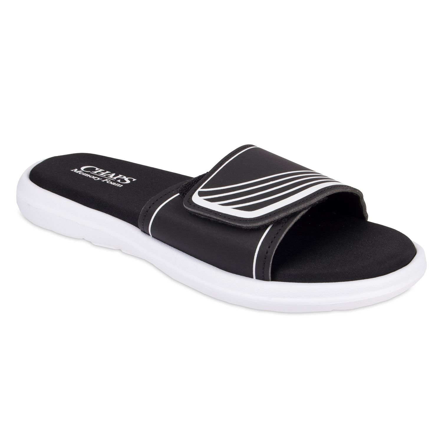 memory foam slide sandals